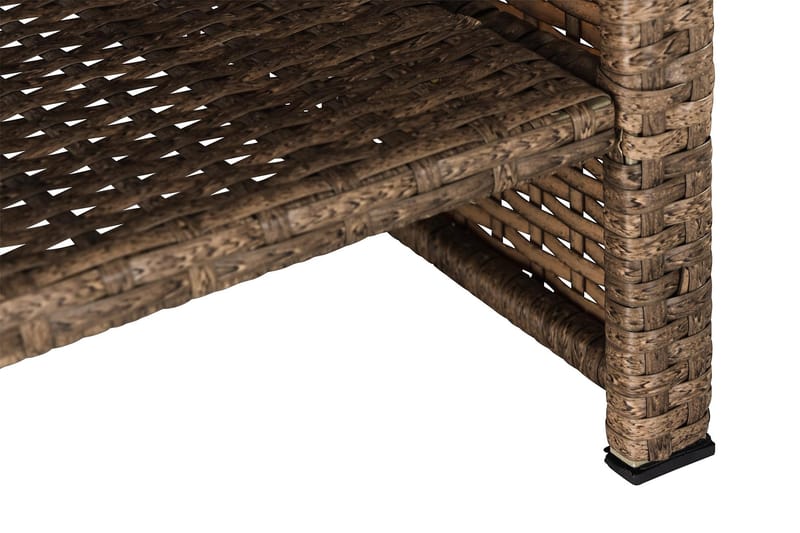 Wisconsin Premium Loungegrupp Utomhus 4-sits Glas/Konstrotting/Sand - Utemöbler - Utegrupp - Loungegrupp