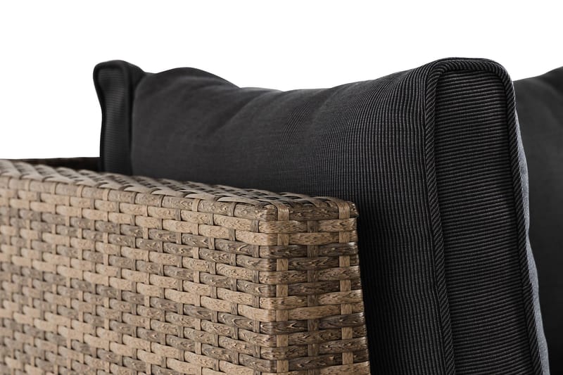 Wisconsin Premium Loungegrupp Utomhus 6-sits Glas/Konstrotting/Sand - Utemöbler - Utegrupp - Loungegrupp