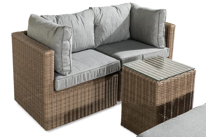 ZAMBIA Soffgrupp Utomhus 4-sits Beige - Venture Home - Utemöbler - Utegrupp - Loungegrupp