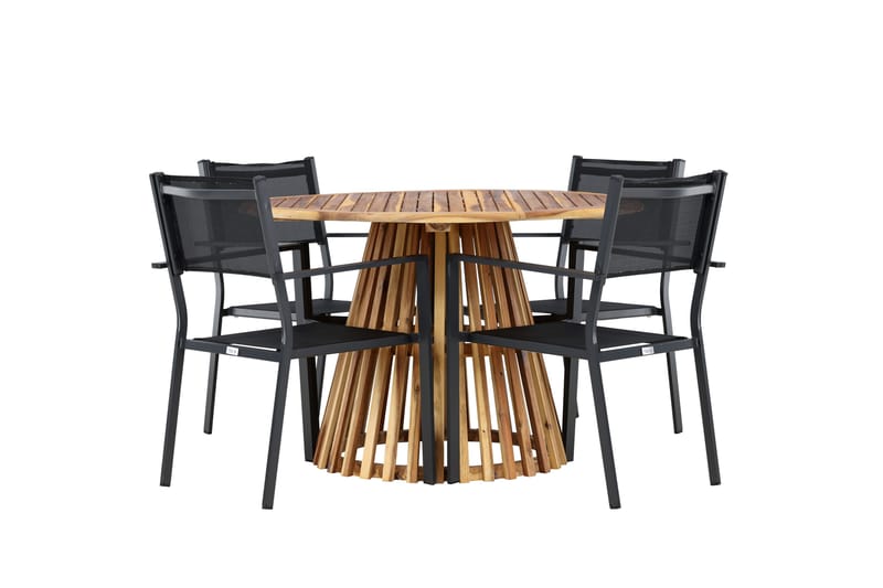 Lumpur Matgrupp Utomhus + Copacabana 4 Utestolar - Utemöbler - Utegrupp - Matgrupper utomhus
