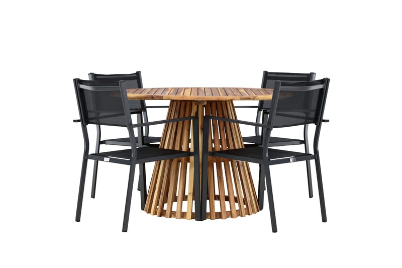 Lumpur Matgrupp Utomhus + Copacabana 4 Utestolar - Utemöbler - Utegrupp - Matgrupper utomhus