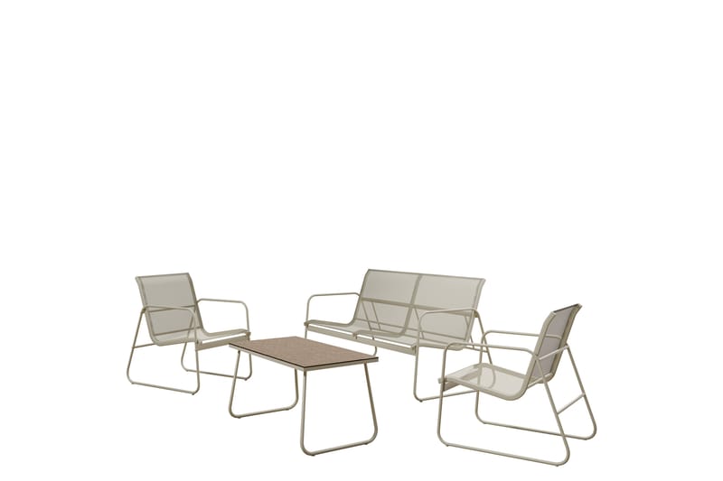 Maplewyn Loungegrupp Utomhus - Beige - Utemöbler - Utegrupp - Loungegrupp