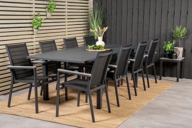 Marbella Matgrupp Utomhus 160-240 cm Rektangulär med 8 Parma Utestolar - Utemöbler - Utegrupp - Matgrupper utomhus