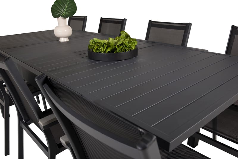 Marbella Matgrupp Utomhus 160-240 cm Rektangulär med 8 Parma Utestolar - Utemöbler - Utegrupp - Matgrupper utomhus