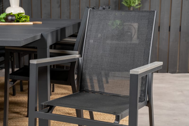 Marbella Matgrupp Utomhus 160-240 cm Rektangulär med 8 Parma Utestolar - Utemöbler - Utegrupp - Matgrupper utomhus