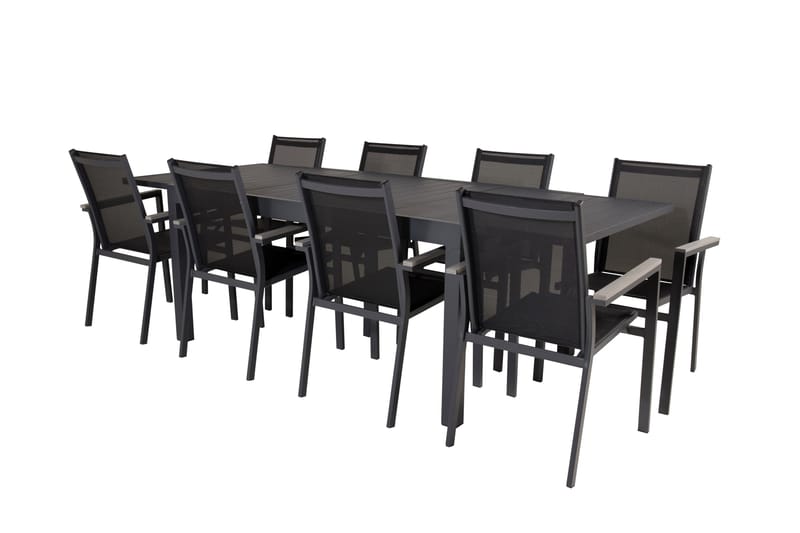 Marbella Matgrupp Utomhus 160-240 cm Rektangulär med 8 Parma Utestolar - Utemöbler - Utegrupp - Matgrupper utomhus