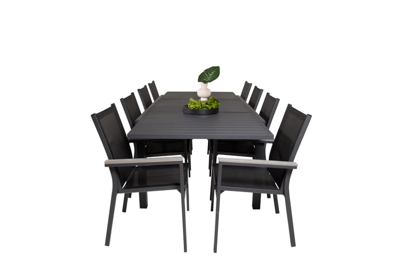 Marbella Matgrupp Utomhus 160-240 cm Rektangulär med 8 Parma Utestolar - Utemöbler - Utegrupp - Matgrupper utomhus