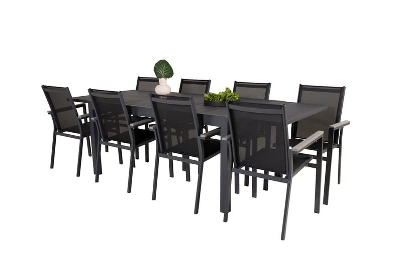 Marbella Matgrupp Utomhus 160-240 cm Rektangulär med 8 Parma Utestolar - Utemöbler - Utegrupp - Matgrupper utomhus