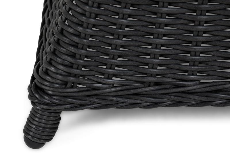 Marcus Matgrupp Utomhus 200 + 6 Light Fåtöljer m Dyna - Svart - Utemöbler - Utegrupp - Matgrupper utomhus