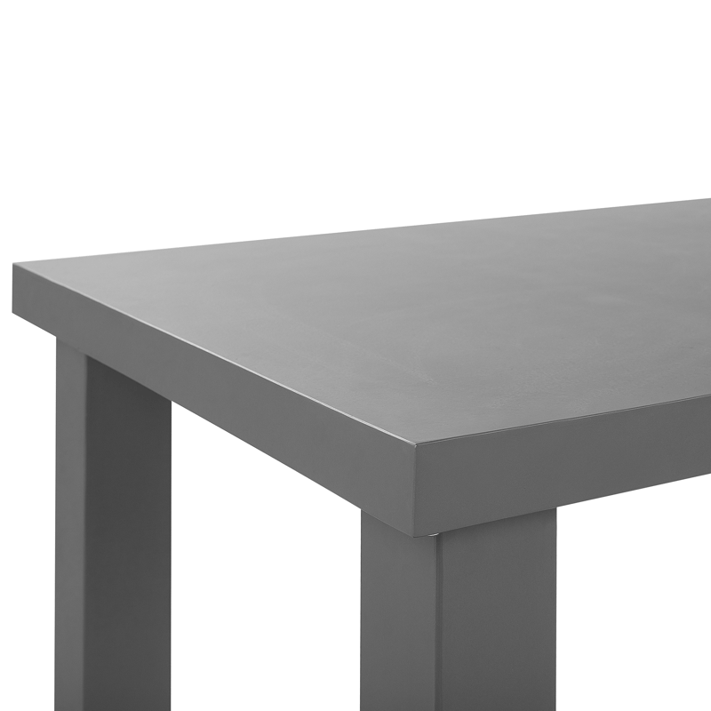Matgrupp 6-sits med pallar Taranto - Grå - Utemöbler - Utegrupp - Matgrupper utomhus
