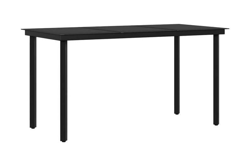 Matgrupp Utomhus för trädgården med dynor 5 delar beige och svart - Beige - Utemöbler - Utegrupp - Matgrupper utomhus
