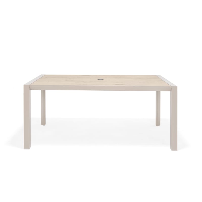 Matgrupp för utomhusbruk Urbanite 160 cm 4 karmstolar - grå - Utemöbler - Utegrupp - Matgrupper utomhus