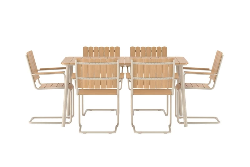 Matgrupp Holmsund med 6 Stolar Utomhus - Natur - Utemöbler - Utegrupp - Matgrupper utomhus