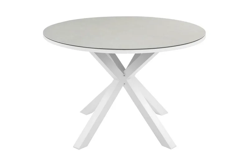 Matgrupp Maletto/Cosoleto Grå/vit/silver/beige - Grå/vit/silver/beige - Utemöbler - Utegrupp - Matgrupper utomhus