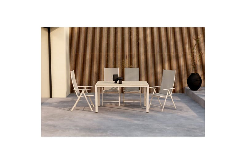 Matgrupp Mirko 140x80x74, Levanzo, Beige