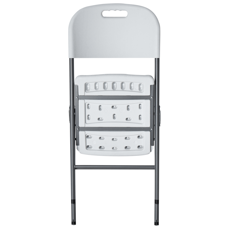 Matgrupp utomhus 4-Sits Cugnoli Fällbar - Vit/silver - Utemöbler - Utegrupp - Matgrupper utomhus