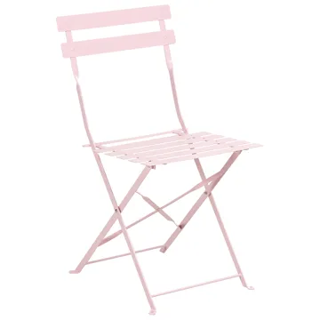 Matgrupp utomhus 4-Sits Fiori Fällbar - pastellrosa - Utemöbler - Utegrupp - Matgrupper utomhus