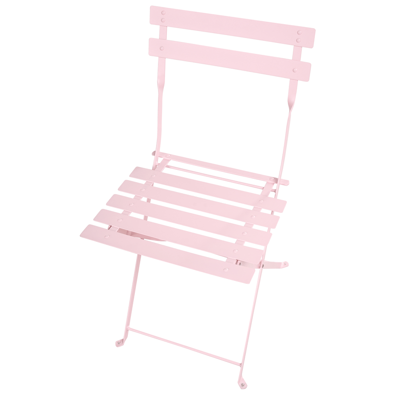 Matgrupp utomhus 4-Sits Fiori Fällbar - pastellrosa - Utemöbler - Utegrupp - Matgrupper utomhus