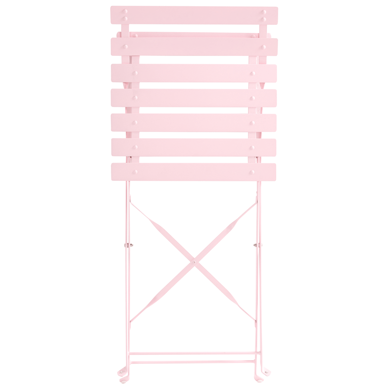 Matgrupp utomhus 4-Sits Fiori Fällbar - pastellrosa - Utemöbler - Utegrupp - Matgrupper utomhus