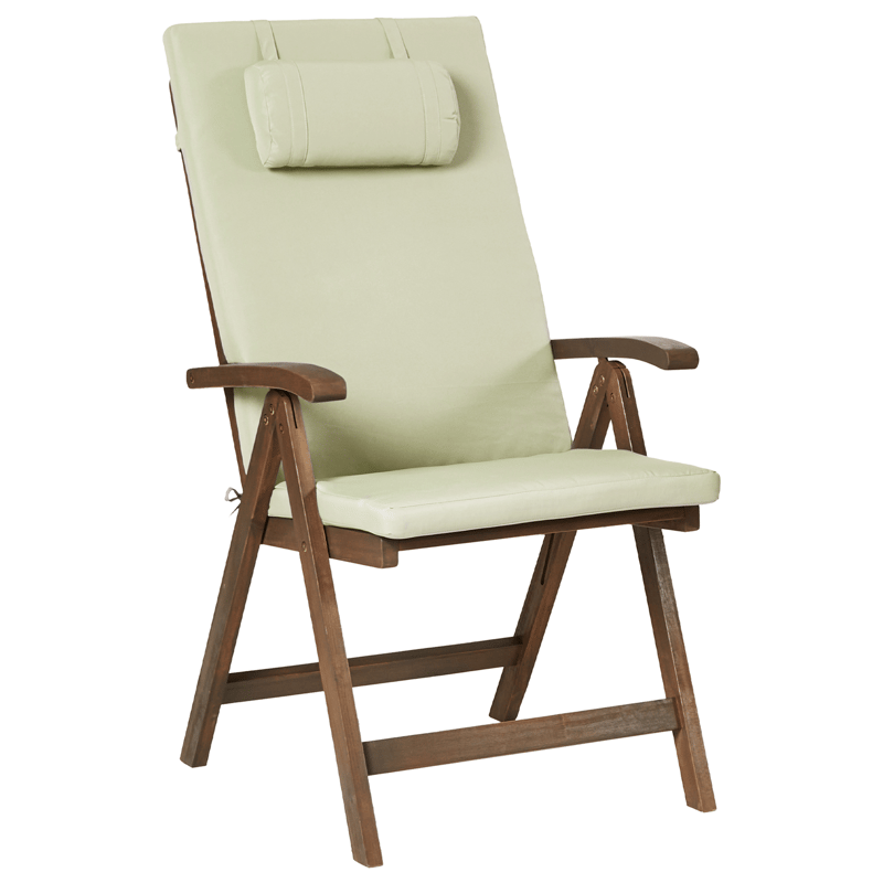 Matgrupp utomhus 6-Sits Amantea Premium Akaciaträ - Brun/Grön - Utemöbler - Utegrupp - Matgrupper utomhus