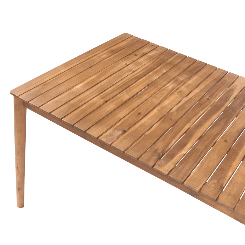 Matgrupp utomhus 6-Sits Jaco/Sumirago Akaciaträ - brun - Utemöbler - Utegrupp - Matgrupper utomhus