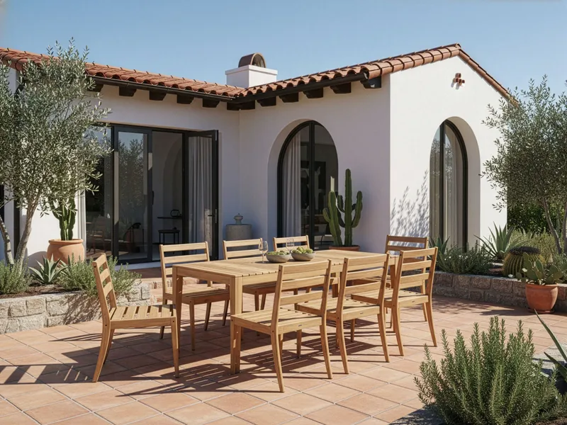 Matgrupp utomhus 8-Sits Chioggia Akaciaträ - brun - Utemöbler - Utegrupp - Matgrupper utomhus