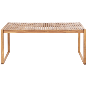 Matgrupp utomhus 8-Sits Sassari Premium med Kuddar Akaciaträ - Brun/Beige - Utemöbler - Utegrupp - Matgrupper utomhus