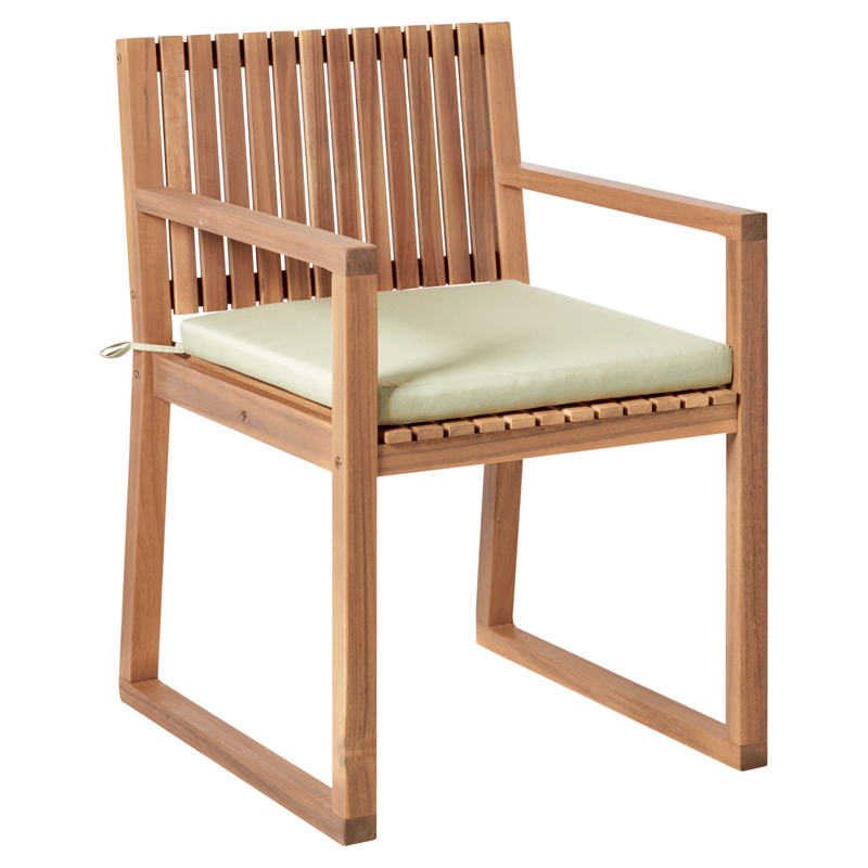 Matgrupp utomhus 8-Sits Sassari Premium med Kuddar Akaciaträ - Brun/Grön - Utemöbler - Utegrupp - Matgrupper utomhus