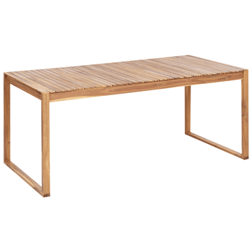 Matgrupp utomhus 8-Sits Sassari Premium med Kuddar Akaciaträ - Brun/Beige - Utemöbler - Utegrupp - Matgrupper utomhus