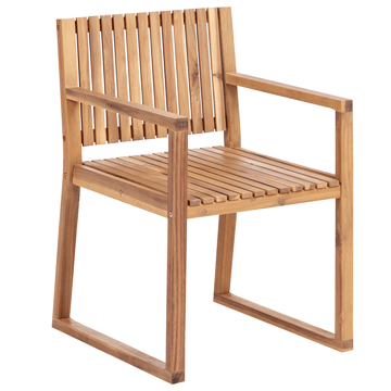 Matgrupp utomhus 8-Sits Sassari Premium med Kuddar Akaciaträ - Brun/Beige - Utemöbler - Utegrupp - Matgrupper utomhus