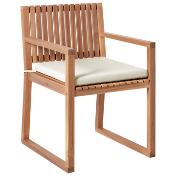 Matgrupp utomhus 8-Sits Sassari Premium med Kuddar Akaciaträ - Brun/Beige - Utemöbler - Utegrupp - Matgrupper utomhus