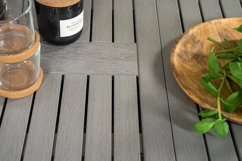 Albany Förlängningsbar Matgrupp Utomhus 152-210 cm + 4 st Malin Matstol - Vit - Utemöbler - Utegrupp - Matgrupper utomhus