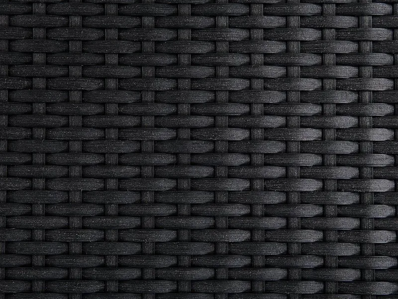 Bacoli Matgrupp Utomhus 180 cm + 6 Utestolar - Svart - Utemöbler - Utegrupp - Matgrupper utomhus