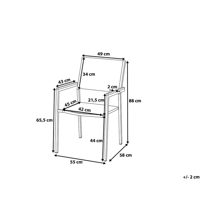 BACOLI Matgrupp Utomhus 220 cm Svart + 8 Utestolar - Utemöbler - Utegrupp - Matgrupper utomhus