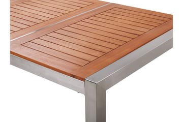 BISTOCKEN Matgrupp Utomhus + 6 Rottingstolar Beige - Utemöbler - Utegrupp - Matgrupper utomhus