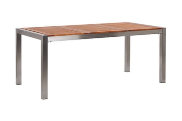 BISTOCKEN Matgrupp Utomhus + 6 Rottingstolar Beige - Utemöbler - Utegrupp - Matgrupper utomhus