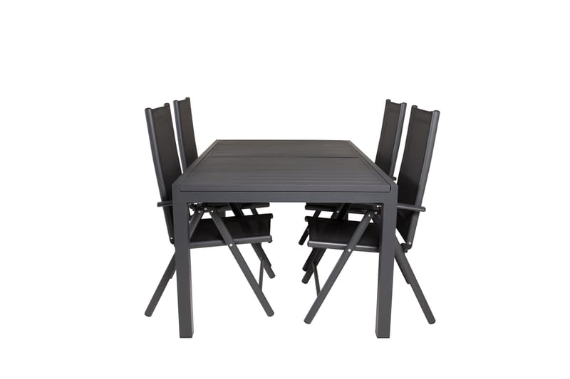 BREAK Förlängningsbar Matgrupp 160-240 cm + 4 Positionsstol - Venture Home - Matgrupper utomhus