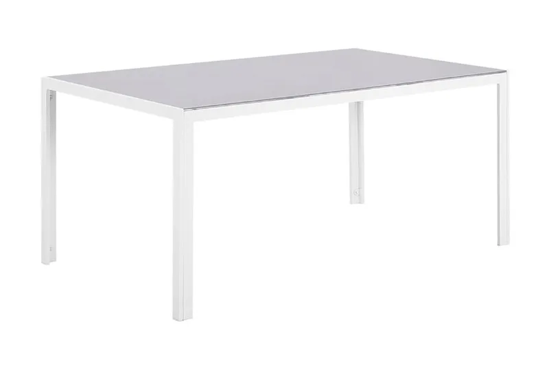 Catania Trädgårdsmöbelset Med Utebord+6 Utestolar - Grå - Utemöbler - Utegrupp - Matgrupper utomhus