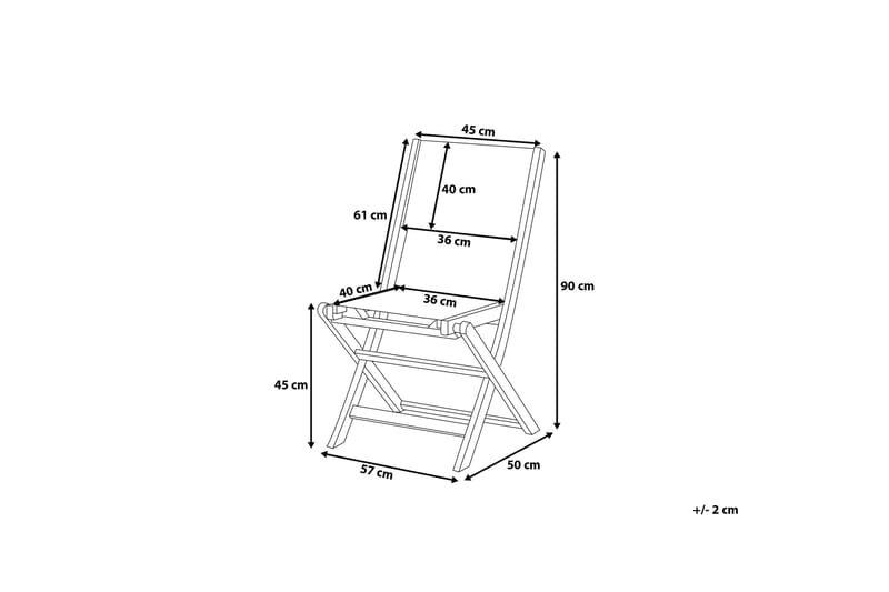 Cesana Trädgårdsmöbelset Med Utebord + 8 Utestolar+Schäslong 2 St - Trä/Natur - Utemöbler - Utegrupp - Matgrupper utomhus