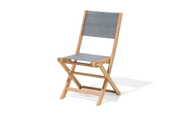 Cesana Trädgårdsmöbelset Med Utebord+8 Utestolar - Trä/Natur - Utemöbler - Utegrupp - Matgrupper utomhus