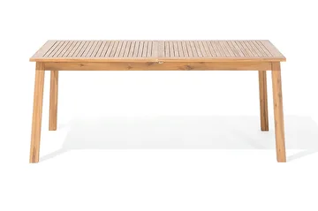 Cesana Trädgårdsmöbelset Med Utebord+8 Utestolar - Trä/Natur - Utemöbler - Utegrupp - Matgrupper utomhus