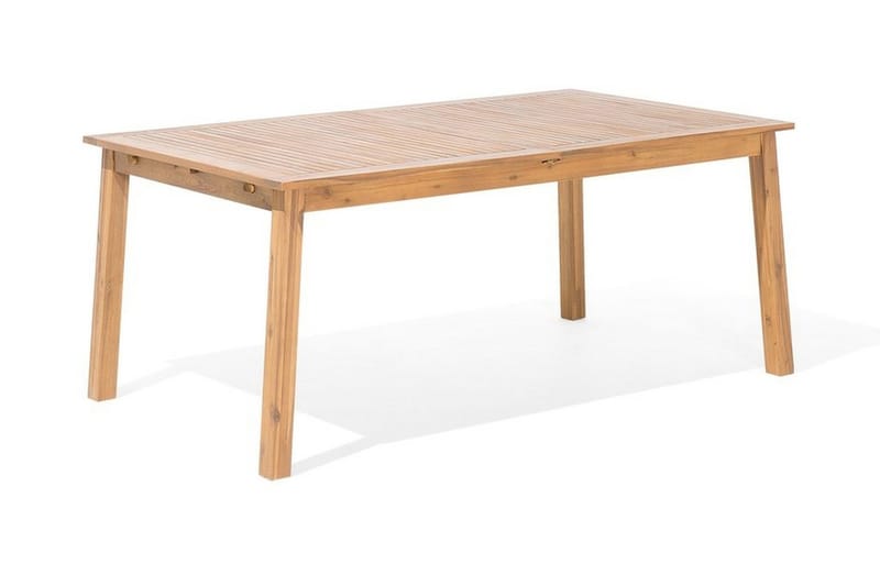 Cesana Trädgårdsmöbelset Med Utebord+8 Utestolar - Trä/Natur - Utemöbler - Utegrupp - Matgrupper utomhus