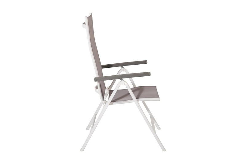 Copacabana Matgrupp Utomhus Rund Ø140cm + 4 Albany Positionsstolar - Svart - Utemöbler - Utegrupp - Matgrupper utomhus