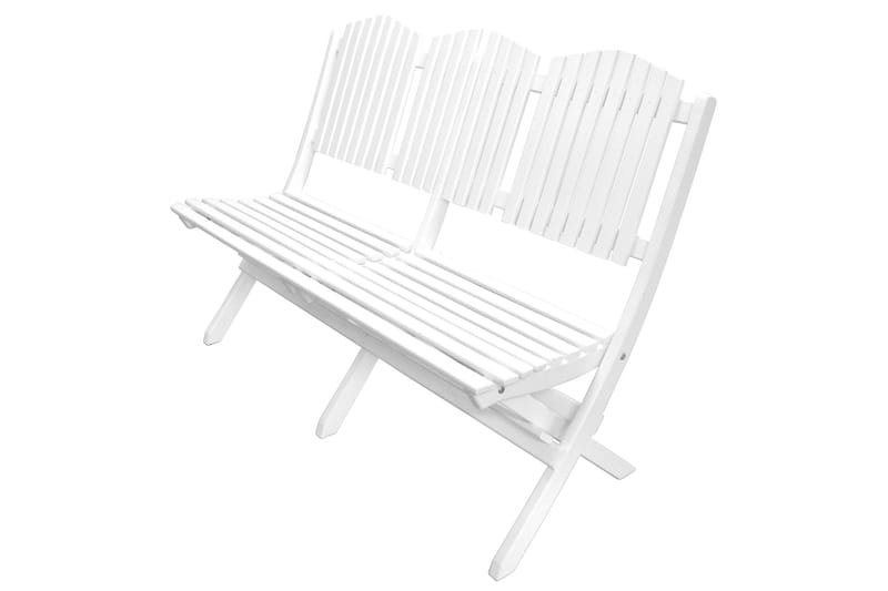 Delpino Matgrupp Utomhus 125 cm - Vit - Utemöbler - Utegrupp - Matgrupper utomhus