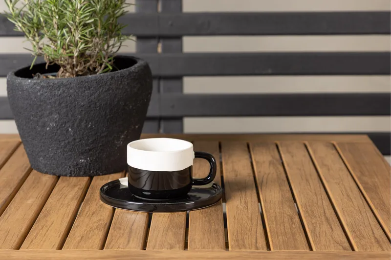 Diego Matgrupp 70 cm + 2 st Bois Karmstolar Grön/Brun - Grön/Brun - Utemöbler - Utegrupp - Matgrupper utomhus