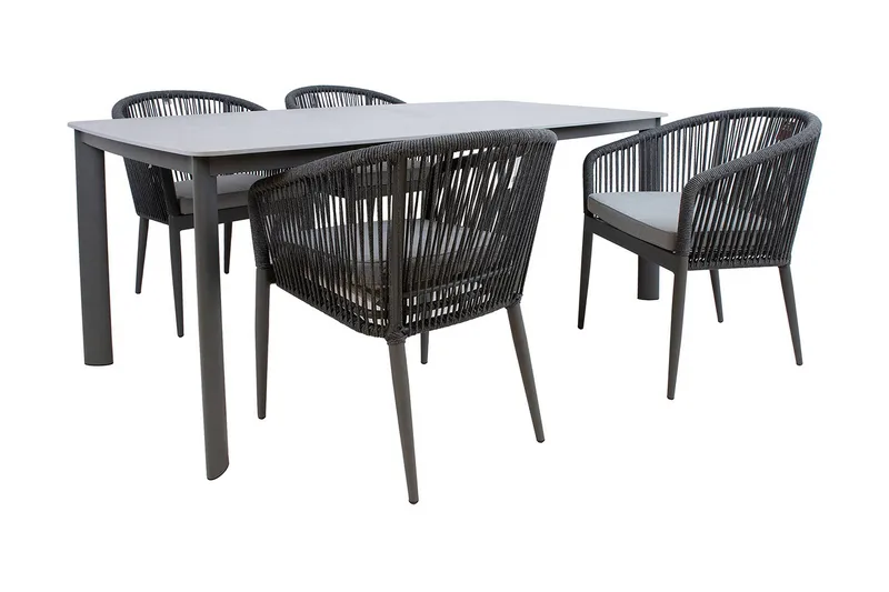 Ecco Matgrupp Utomhus med 4 Utestolar - Utemöbler - Utegrupp - Matgrupper utomhus