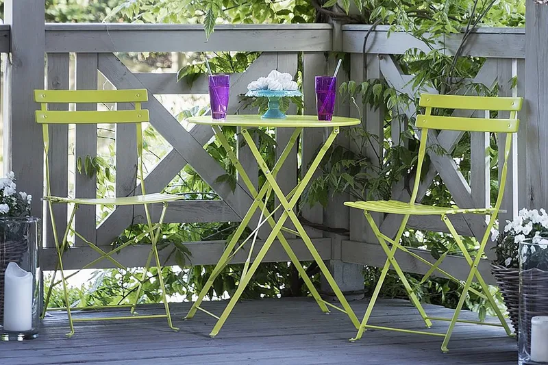 Fiori Balkongset 52 cm - Grön - Utemöbler - Utegrupp - Matgrupper utomhus