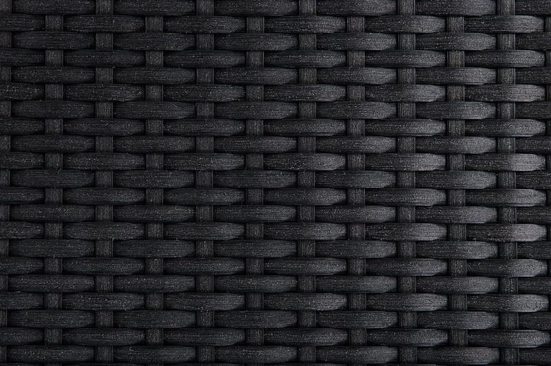 Grosseto Trädgårdsmöbelset Med Utebord+6 Utestolar - Svart - Utemöbler - Utegrupp - Matgrupper utomhus