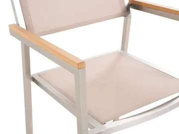 Grosseto Trädgårdsmöbelset Med Utebord+6 Utestolar - Svart - Utemöbler - Utegrupp - Matgrupper utomhus