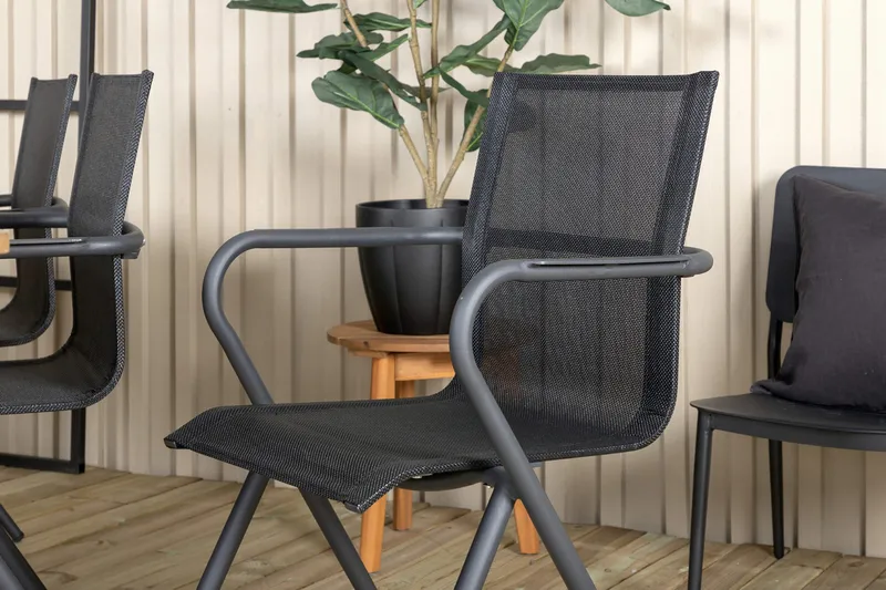 Julian Matgrupp 210cm + 6 Alina Matstolar Brun - Brun - Utemöbler - Utegrupp - Matgrupper utomhus